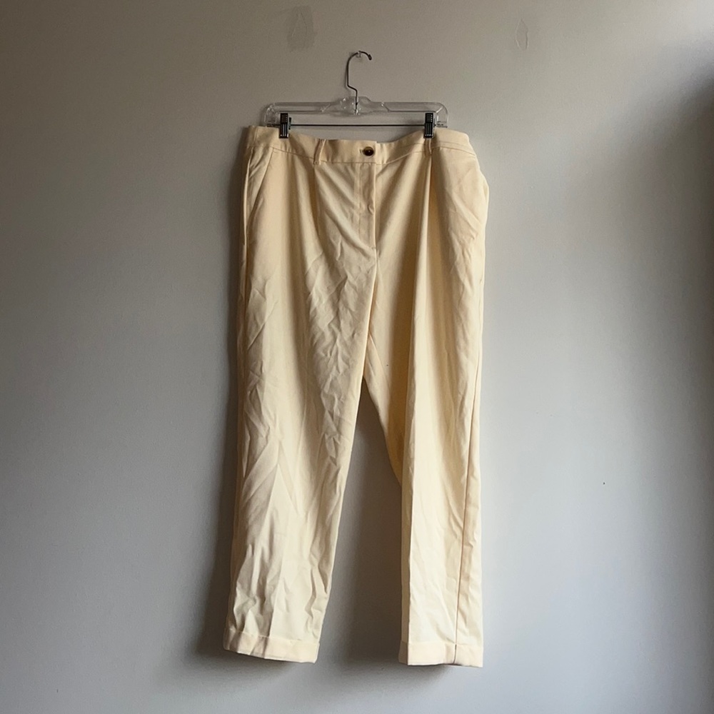 Loft Outlet Business Slack Cream Color